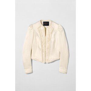ZARA LINEN BLEND CORSET JACKET KATE MOSS X ZARA